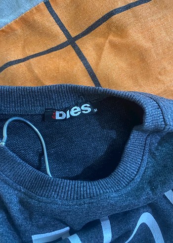 Gri Baskılı Kadın Sweatshirt - Görsel 4