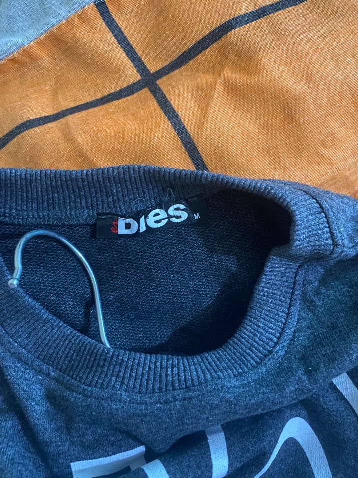 Gri Baskılı Kadın Sweatshirt - Görsel 4