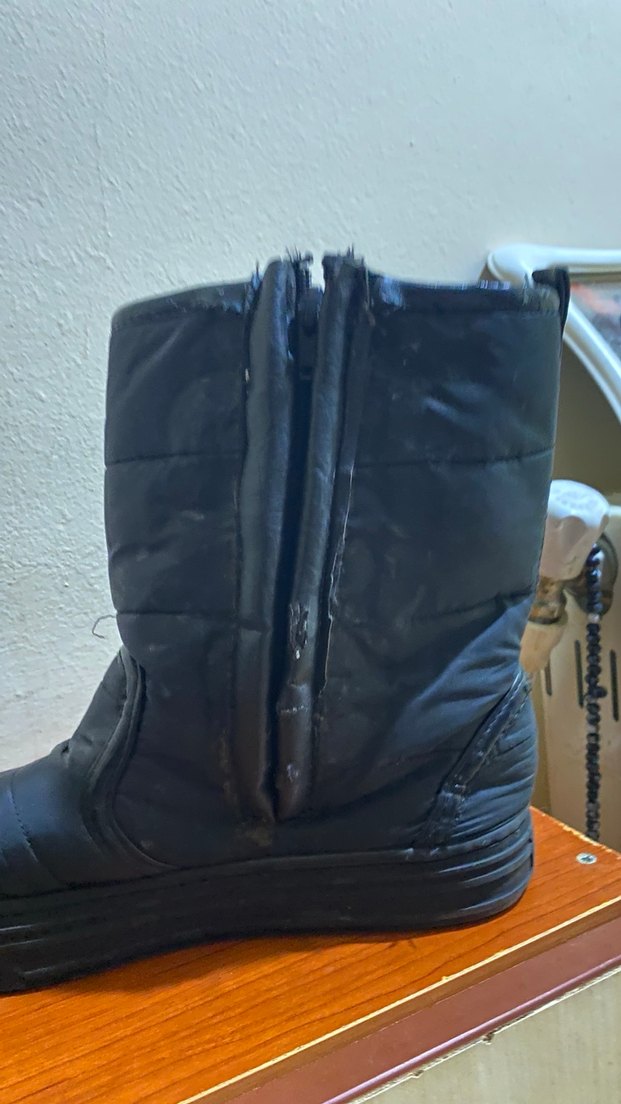 Siyah Kadın Kemerli Dolgu Topuk Bot - Görsel 4