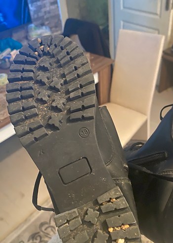 Siyah Kadın Stiletto Topuklu Punk Botlar - Görsel 5