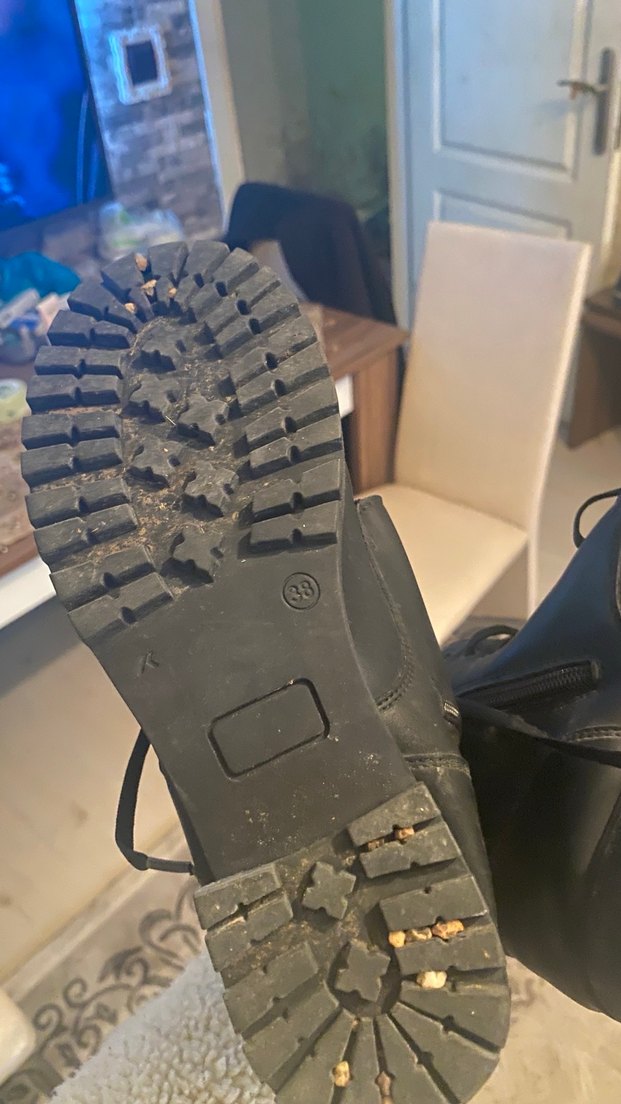 Siyah Kadın Stiletto Topuklu Punk Botlar - Görsel 5