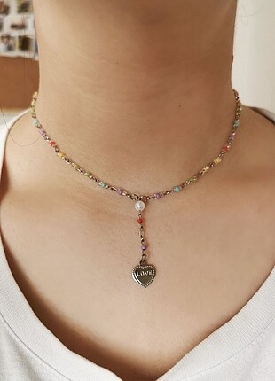 Love Gökkuşağı kolye 