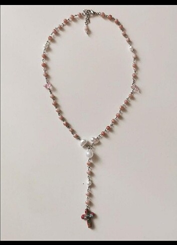 American Vintage Rosary Kolye Haç