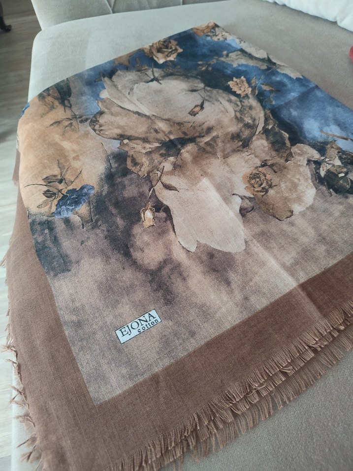 pamuklu eşarp - Görsel 2