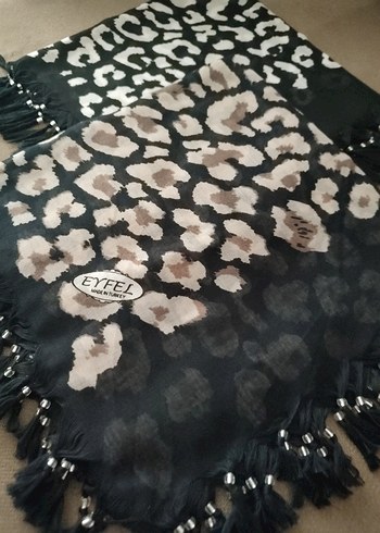 sökme boncuklu eşarp - Görsel 4