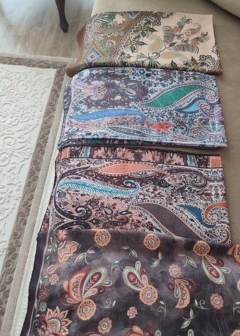 Armine Bohem Çok Renkli Desenli Kadın eşarp