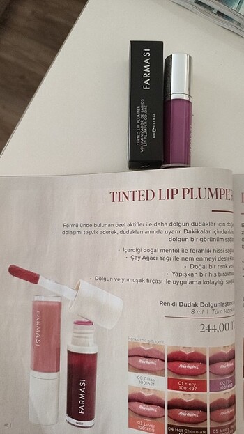 Tinted lip plumper