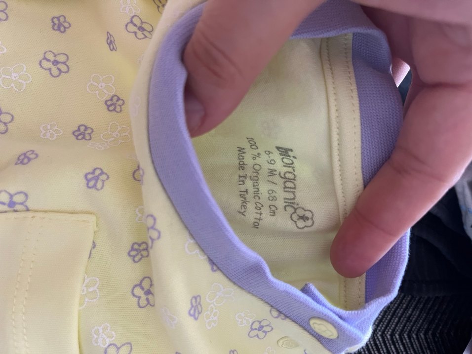 Bebek Kız Pastel Mor Fırfırlı Takım - Görsel 2