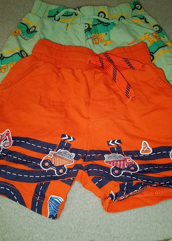 Renkli Erkek Çocuk Pamuklu Şortlar - Görsel 4