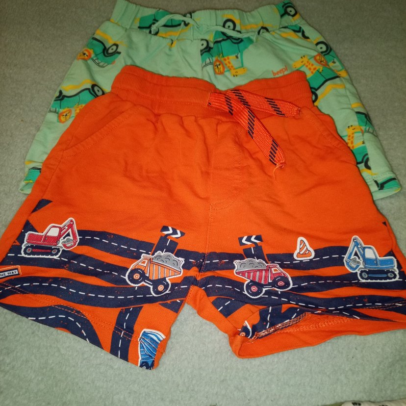 Renkli Erkek Çocuk Pamuklu Şortlar - Görsel 4