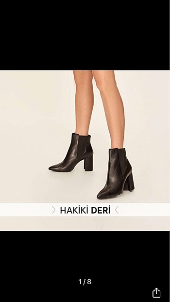 Trendyol & Milla Trendyolshoes hakiki deri topuklu bot