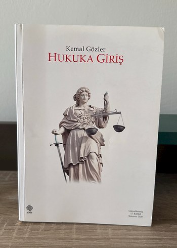 Kemal Gözler Hukuka Giriş Kitabı