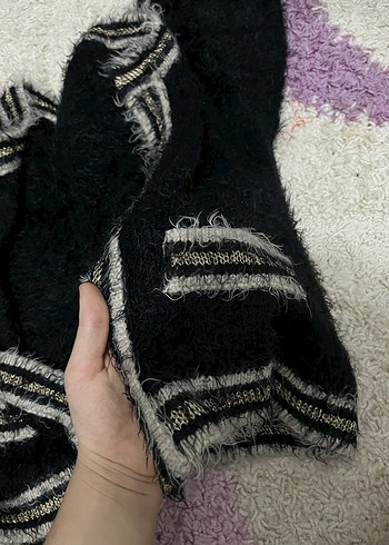Zara Nakışlı Siyah Bohem Kadın Hırka