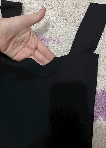 Zara Siyah Kolsuz Basic Kadın Atlet