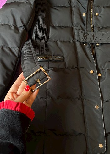 Siyah Kışlık Mont - Görsel 4