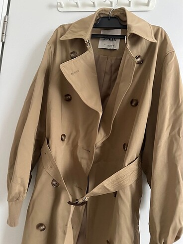 xs Beden camel Renk Zara trençkot