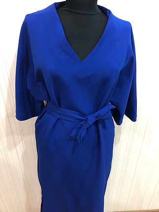 Markasız Ürün Kemerli kimono tarzı elbise