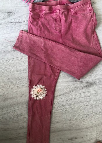 LC Waikiki Kız Çocuk Pembe Tie-Dye Sweatshirt ve Eşofman