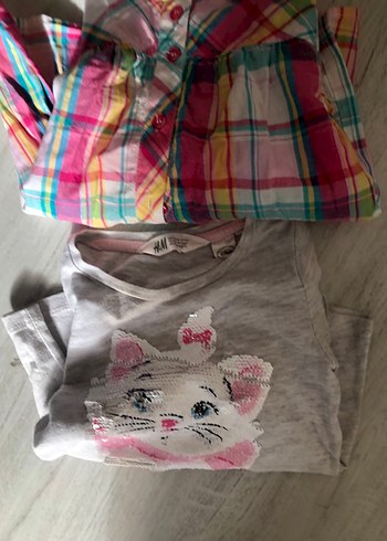 Kız Çocuk Uzun Kollu Pamuklu Tişörtler - Görsel 2