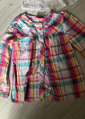 Kız Çocuk Uzun Kollu Pamuklu Tişörtler - Görsel 3