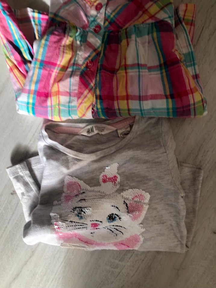 Kız Çocuk Uzun Kollu Pamuklu Tişörtler - Görsel 2