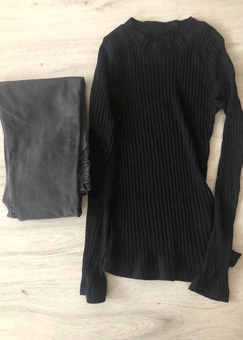 Gri Kadın Kemerli Dar Kesim Kot Pantolon - Görsel 11