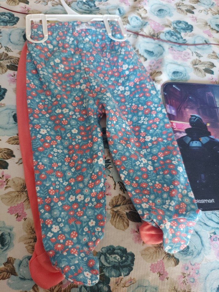 HelloBaby 2'li Pati Alt Bebek Önlüğü - Pembe - Görsel 5