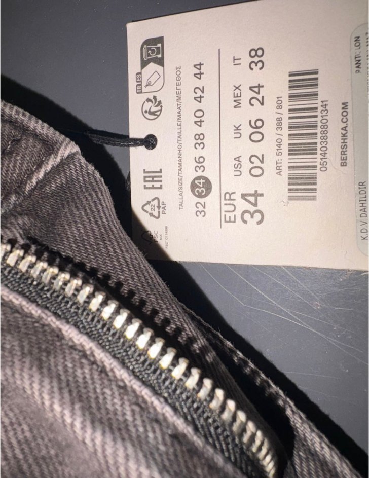 Bershka Taşlı Jean — görsel 7/8