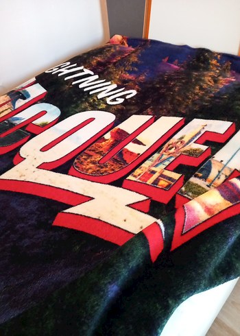 Şimşek McQueen'li tek kişilik battaniye - Görsel 7