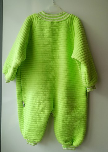 Uzun Kollu Fermuarlı Bebek Tulum - Görsel 4