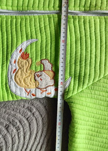 Uzun Kollu Fermuarlı Bebek Tulum - Görsel 7