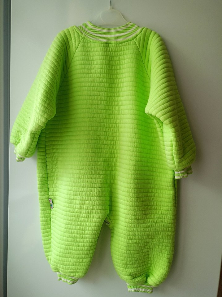 Uzun Kollu Fermuarlı Bebek Tulum - Görsel 4