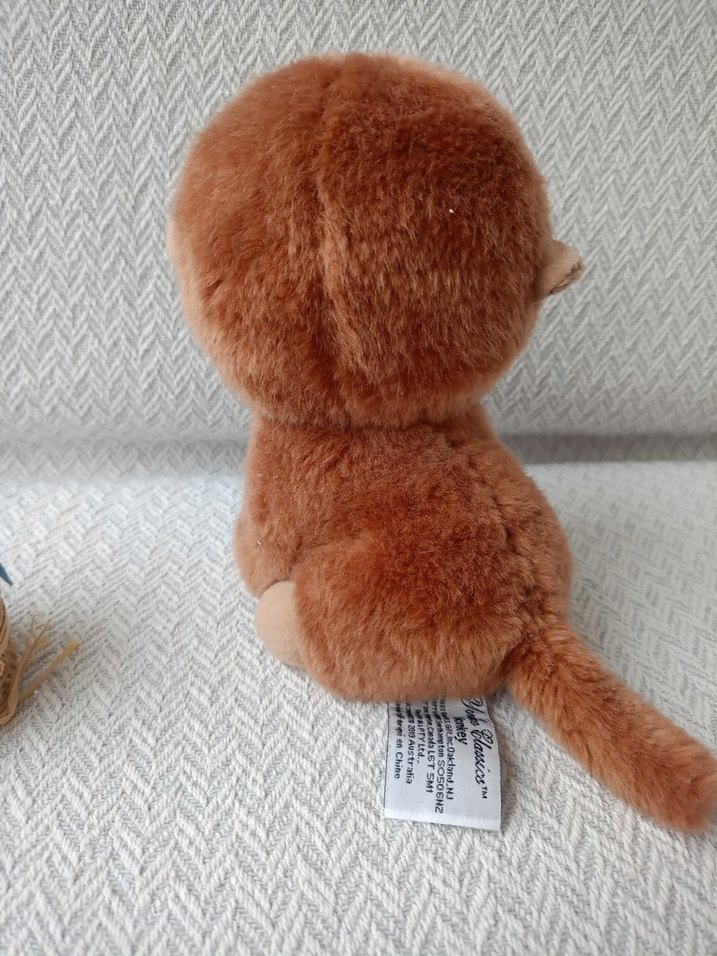 Kahverengi Peluş Maymun Oyuncak - Görsel 3