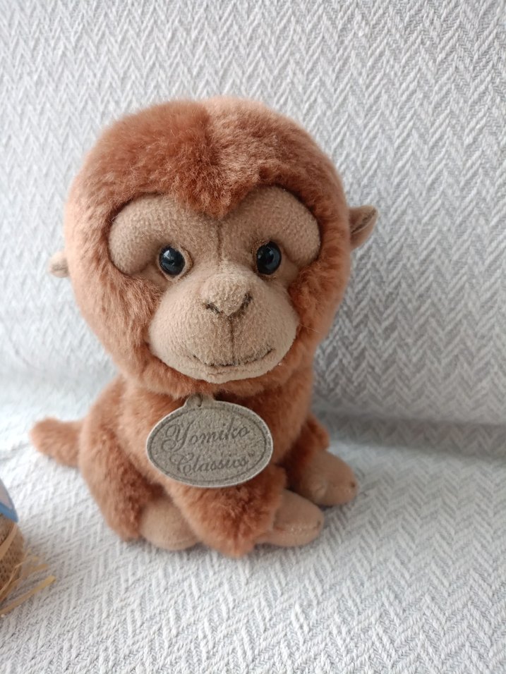 Kahverengi Peluş Maymun Oyuncak - Görsel 2