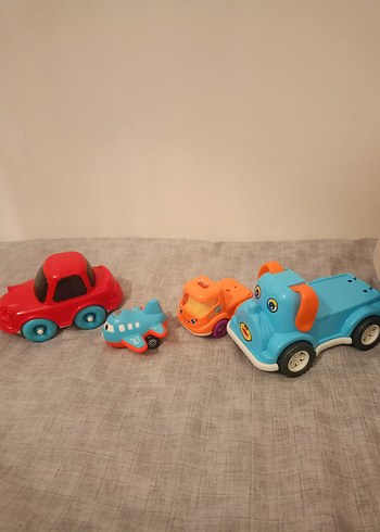 Renkli Oyuncak Araç Seti - Görsel 4