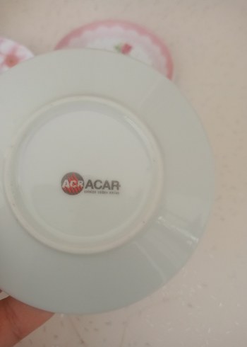 Pembe Desenli 4'lü Çay Fincanı Seti - Görsel 8