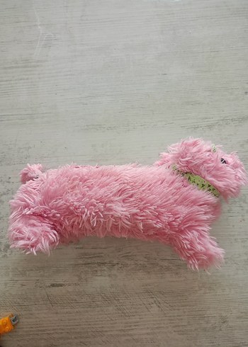 Pembe Peluş Kedi kalemlik - Görsel 3