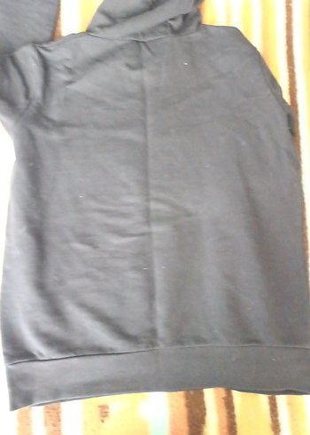 Siyah Kapüşonlu Atatürk Baskılı Sweatshirt - Görsel 6