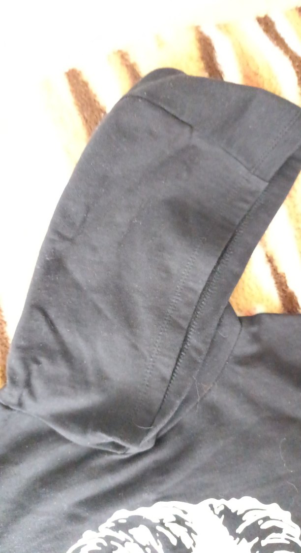 Siyah Kapüşonlu Atatürk Baskılı Sweatshirt - Görsel 4