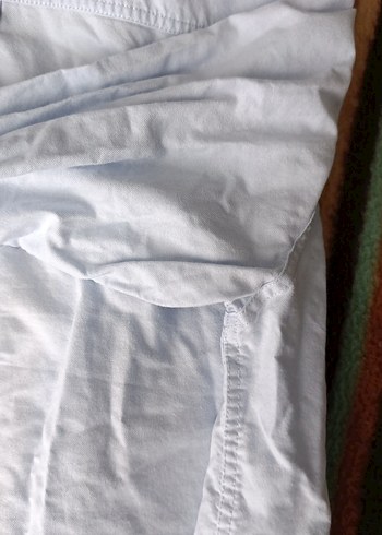 Benetton Mavi coton erkek çocuk gömlek - Görsel 8