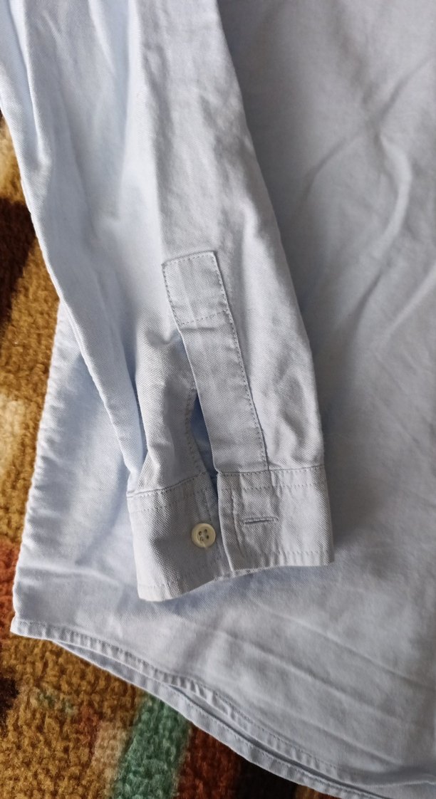 Benetton Mavi coton erkek çocuk gömlek - Görsel 3