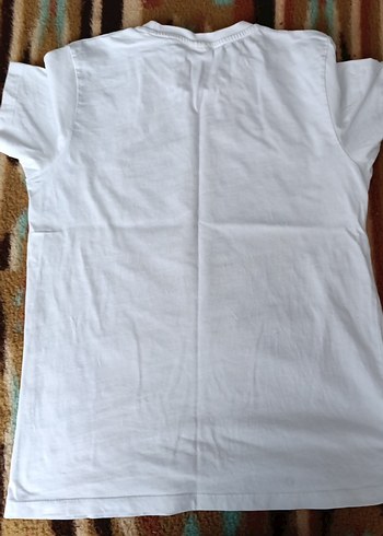 Atatürk Baskılı Beyaz Kısa Kollu Tişört - Görsel 6