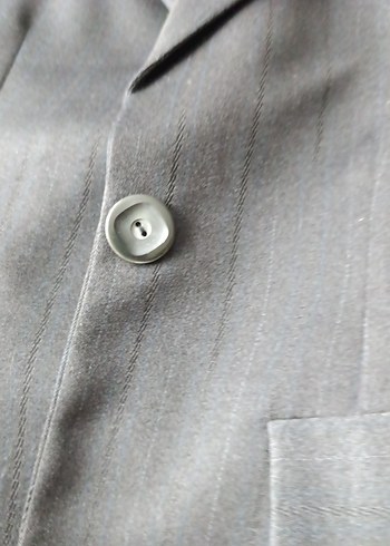 Siyah Denim Kadın Ceket, Düğmeli, Klasik Kesim özel dikim - Görsel 7