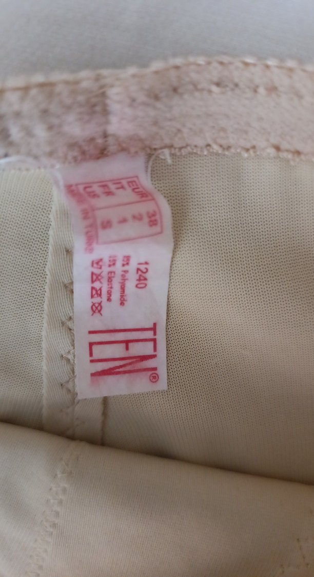 Ten rengi 38 beden paçalı korse - Görsel 4