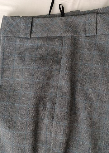 Gri Kadın Ofis Blazeri Düğmeli takım - Görsel 9