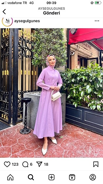 Ayşegül güneş pembe elbise
