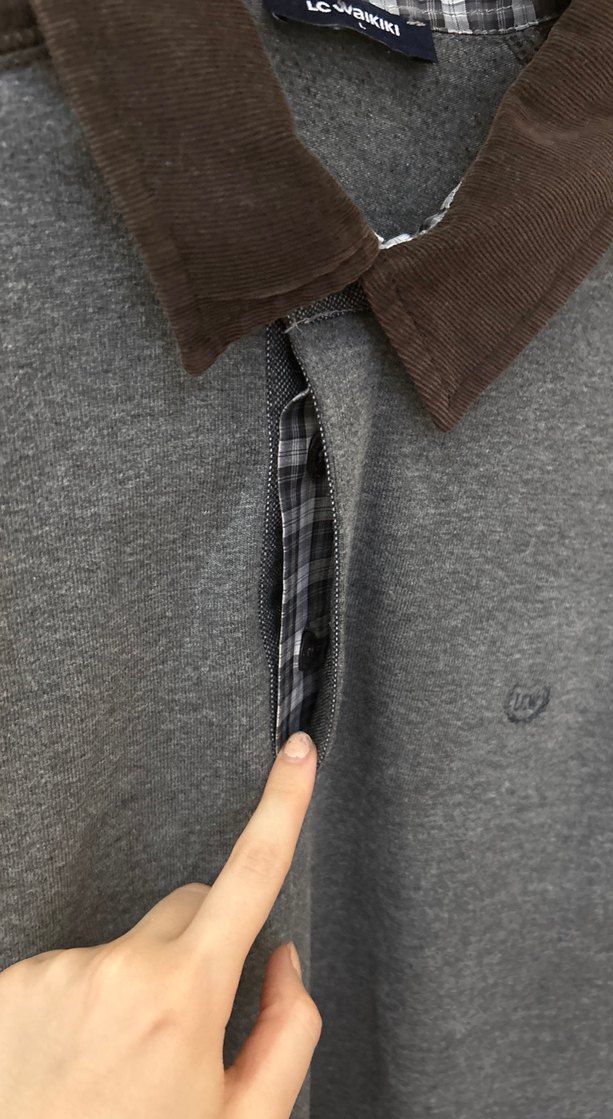 Uzun Kollu Erkek Kazak - Görsel 4