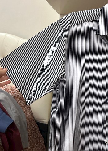 Gri Erkek Kısa Kollu Gömlek - Görsel 3