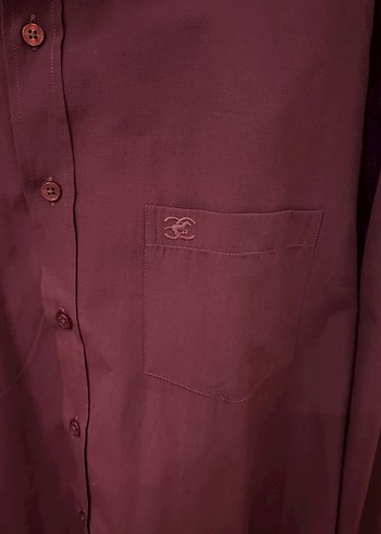 Bordo Erkek Uzun Kollu Gömlek - Görsel 2