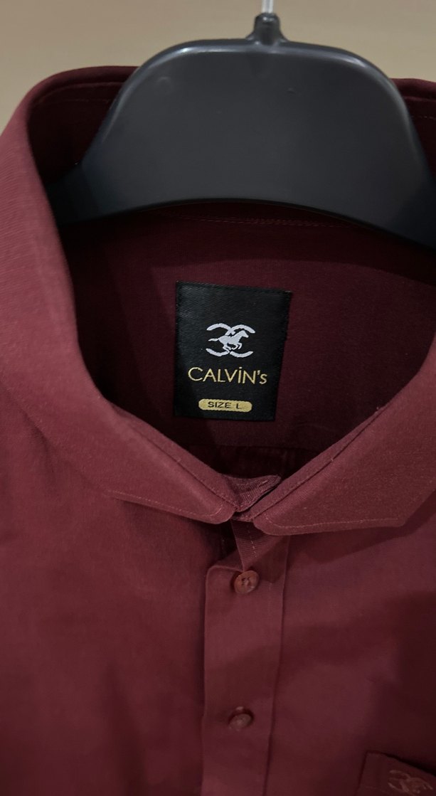 Bordo Erkek Uzun Kollu Gömlek - Görsel 3